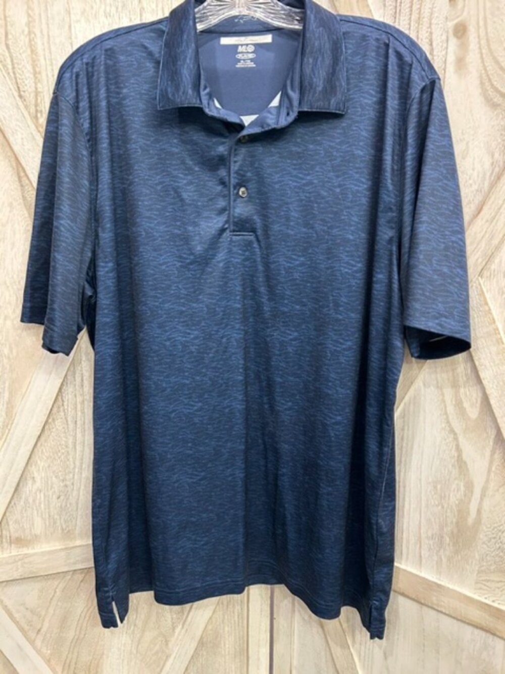 Attack Life by Greg Norman ML75 Hidden Shark PlayDry Polo Shirt XL